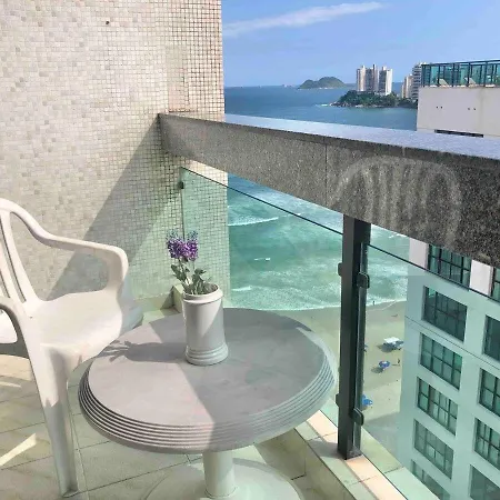 Vista Para O Mar Com Varanda E 3 Dorms Guaruja Exterior photo