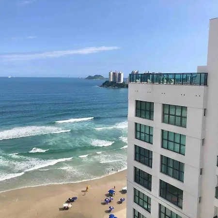 Vista Para O Mar Com Varanda E 3 Dorms Guaruja Exterior photo